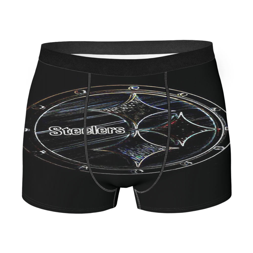 Pittsburgh Steelers Rusty Logo Men'S Boxer Briefs