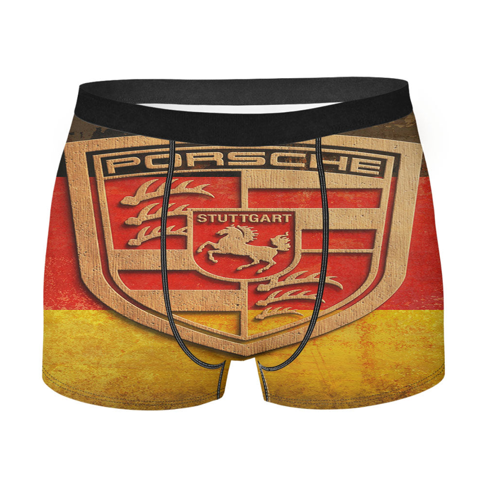 Plywood Porsche Logo Men'S Boxer Briefs