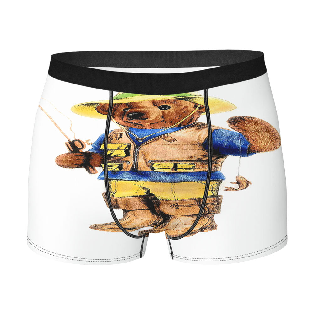 Polo Bear Fishing Men'S Boxer Briefs