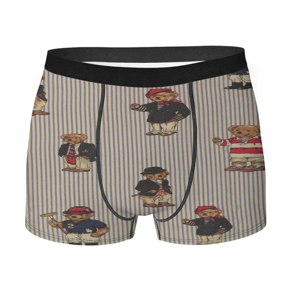 Polo Bear Pattern Suit Men'S Boxer Briefs