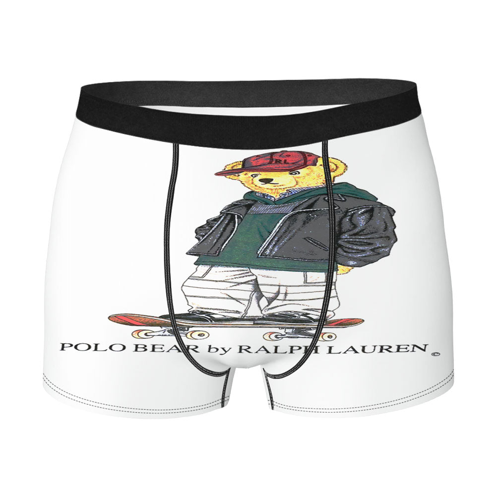 Polo Bear Skateboard Snowboard Men'S Boxer Briefs