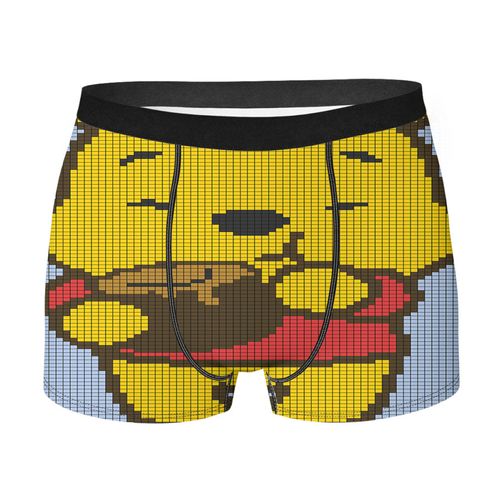 Pooh Pattern Men'S Boxer Briefs