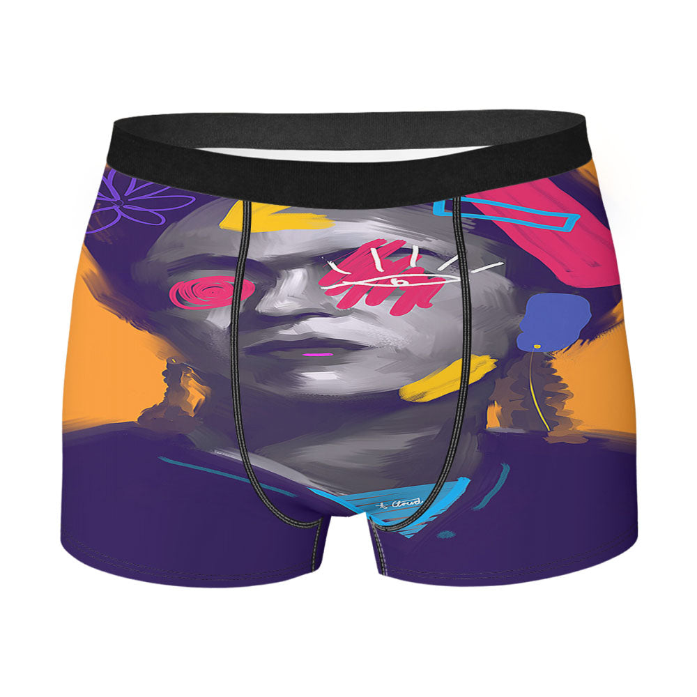 Pop Art Frida Kahlo Men'S Boxer Briefs