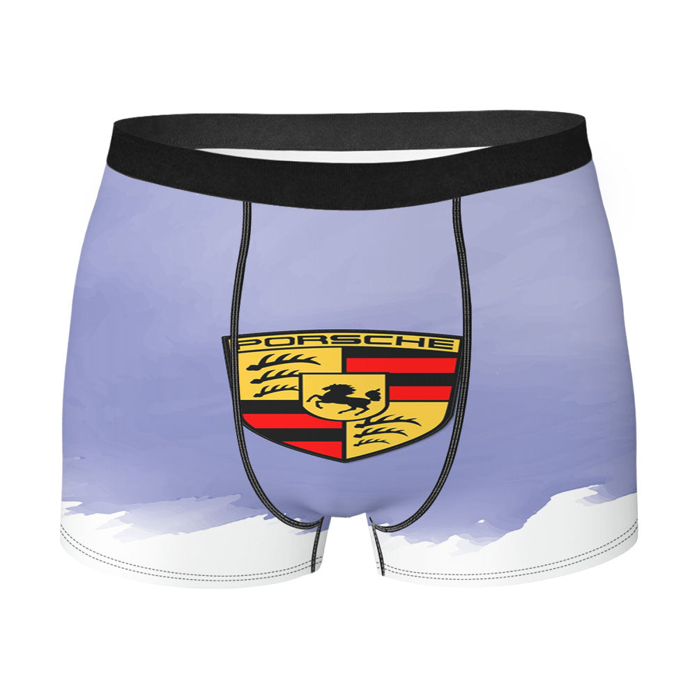 Porsche Water Color Blue Men'S Boxer Briefs