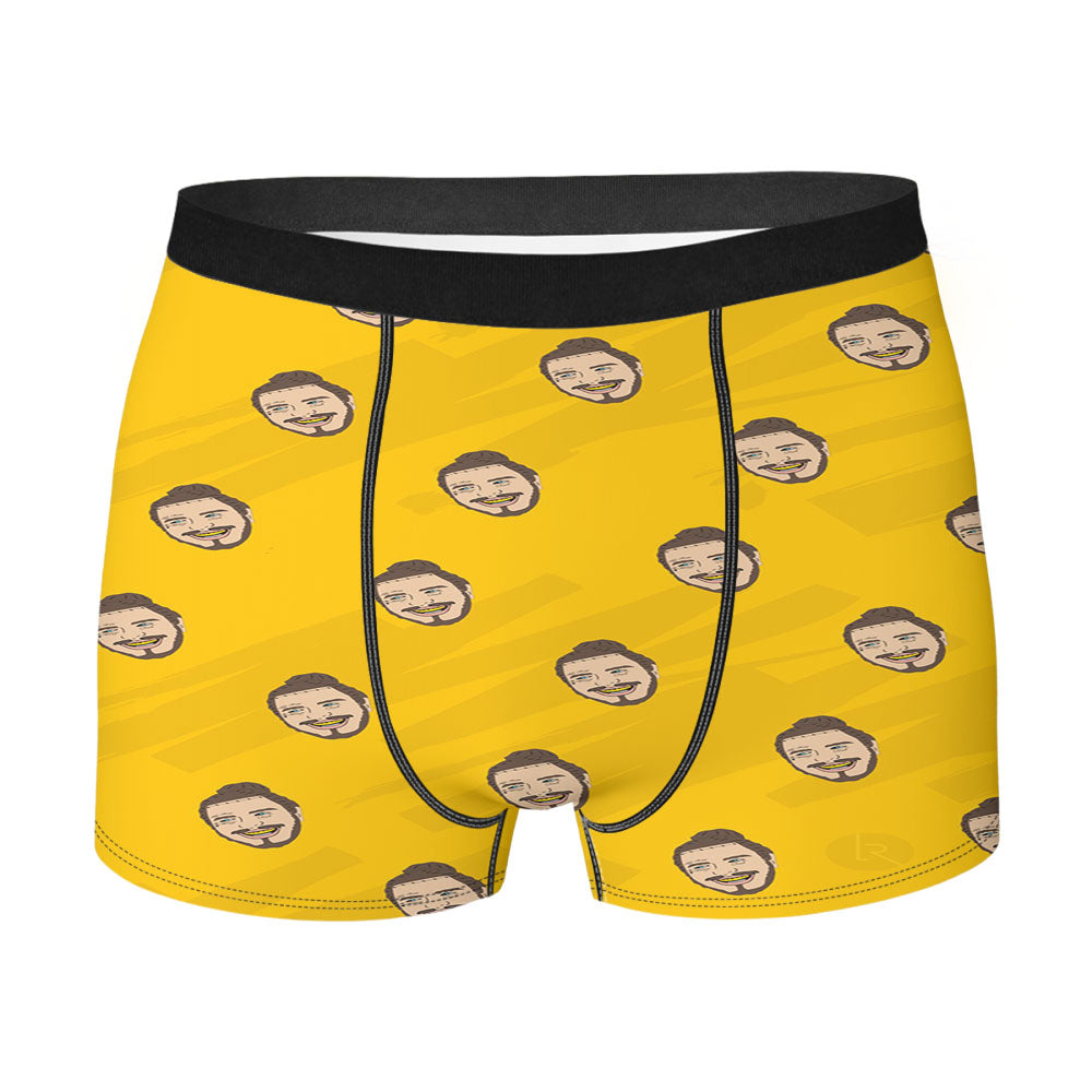 Post Malone Pattern Men'S Boxer Briefs
