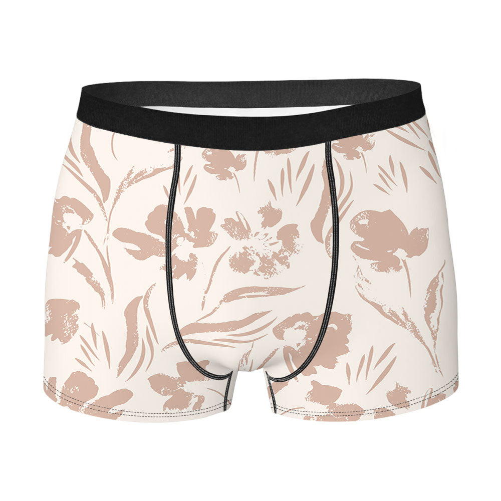 Powder Flower Prints Men'S Boxer Briefs