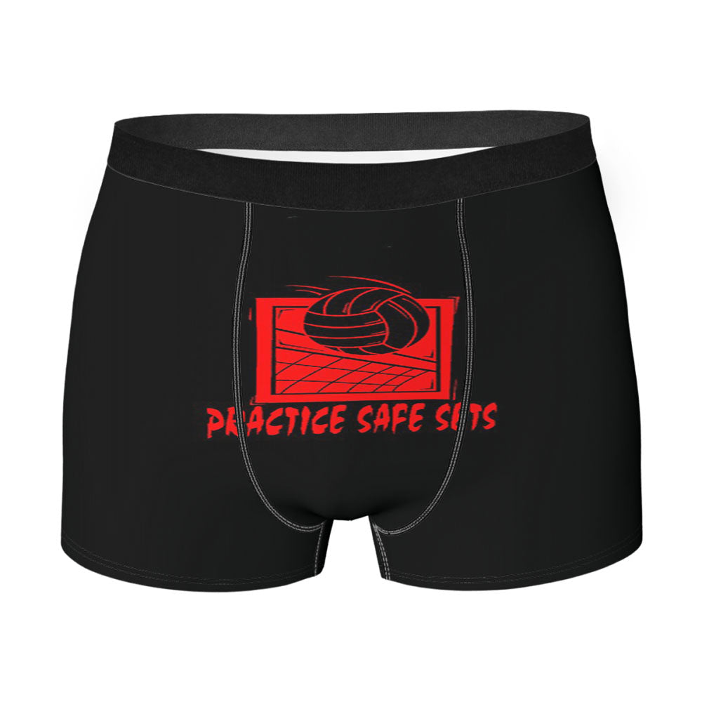 Practice Safe Sets Funny Gym Fitness Men'S Boxer Briefs