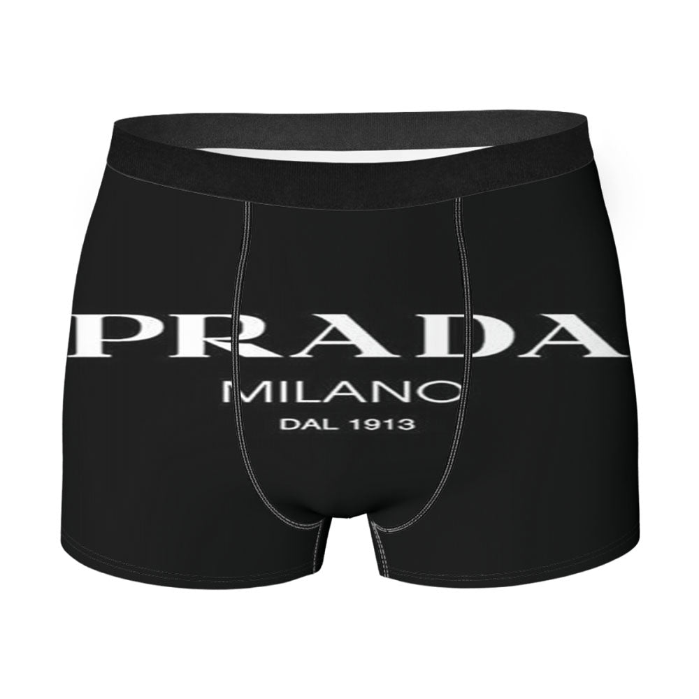 Prada Milano Black Men'S Boxer Briefs