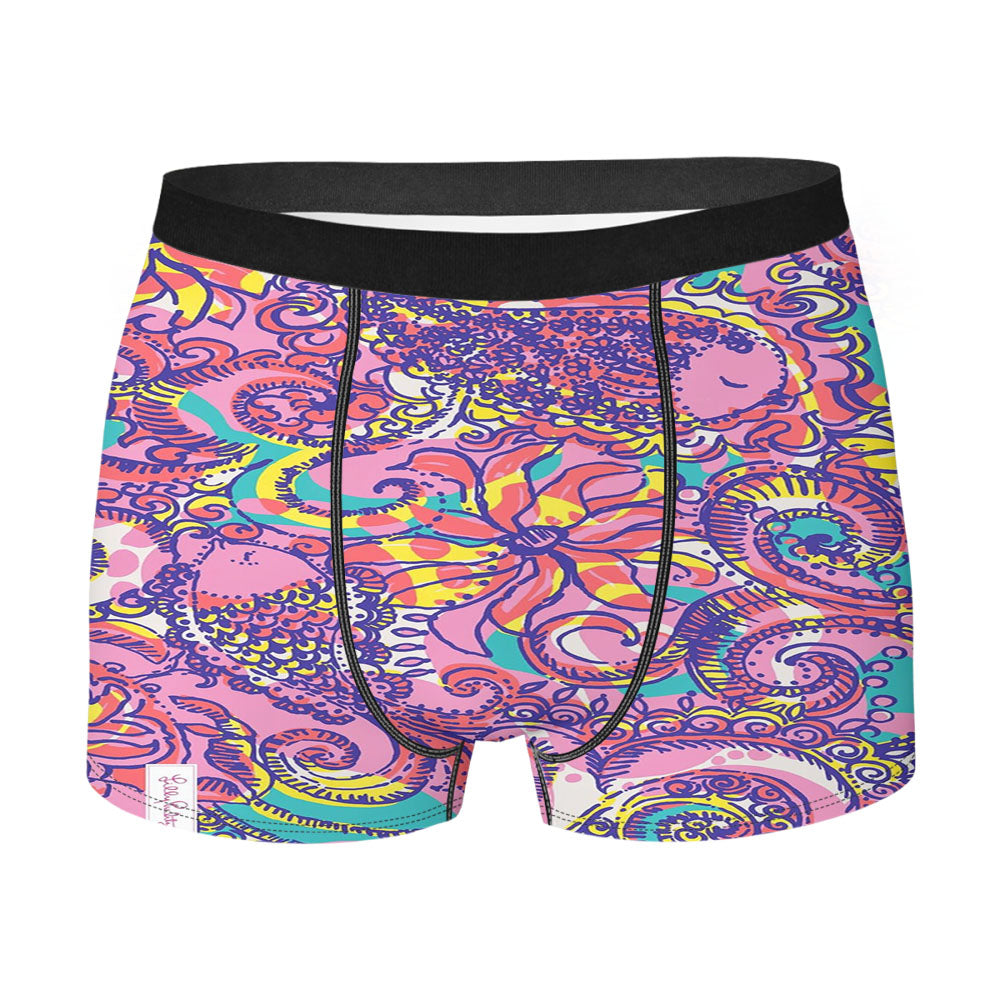 Preppy Flower Lilly Pulitzer Men'S Boxer Briefs