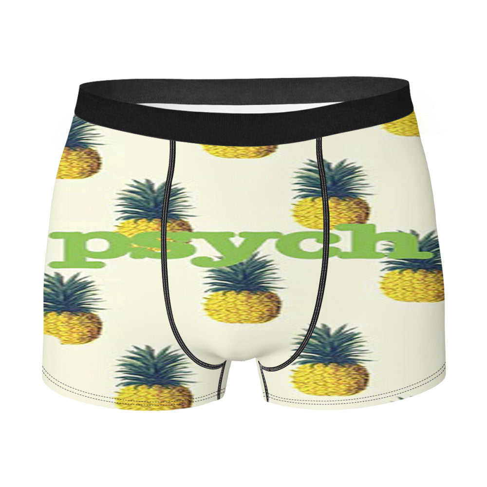 Psych Pineapple Pattern Men'S Boxer Briefs