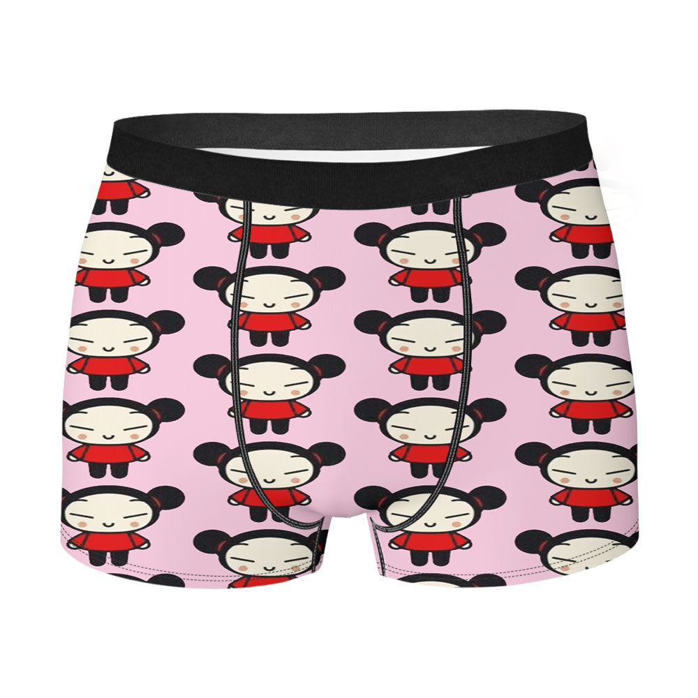 Pucca Pattern Wallpaper Men'S Boxer Briefs