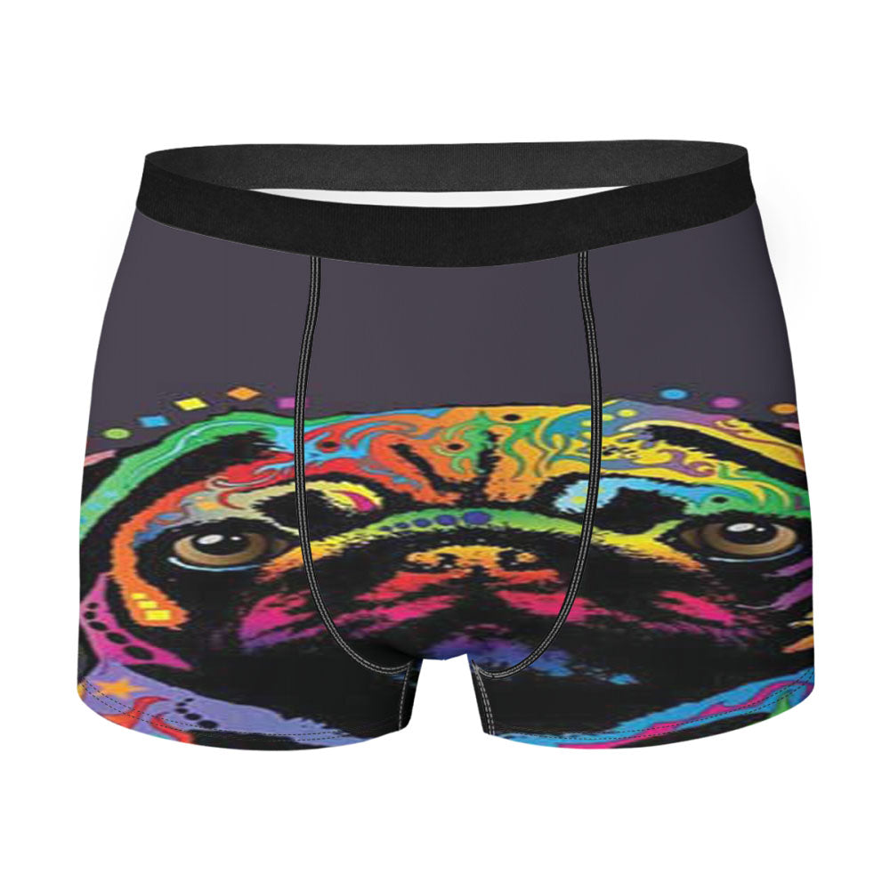 Pug Pop Art Men'S Boxer Briefs