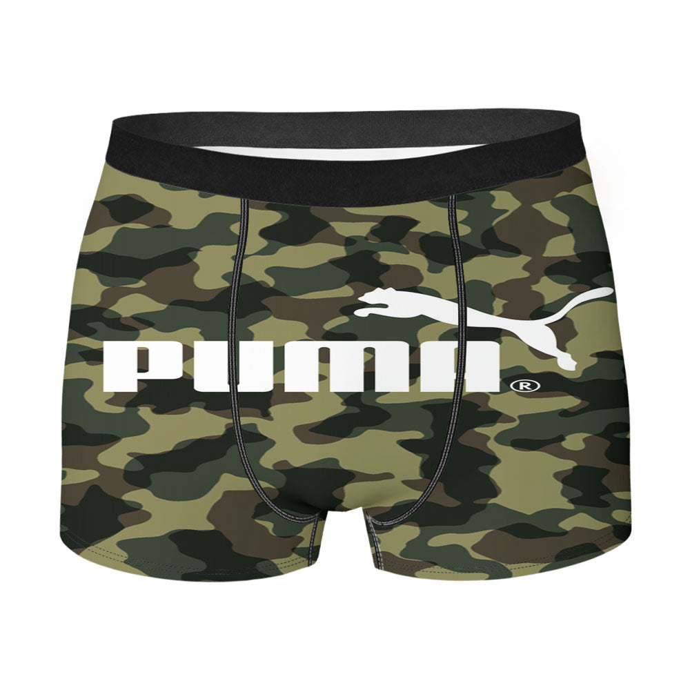 Puma Army Camouflage Men'S Boxer Briefs