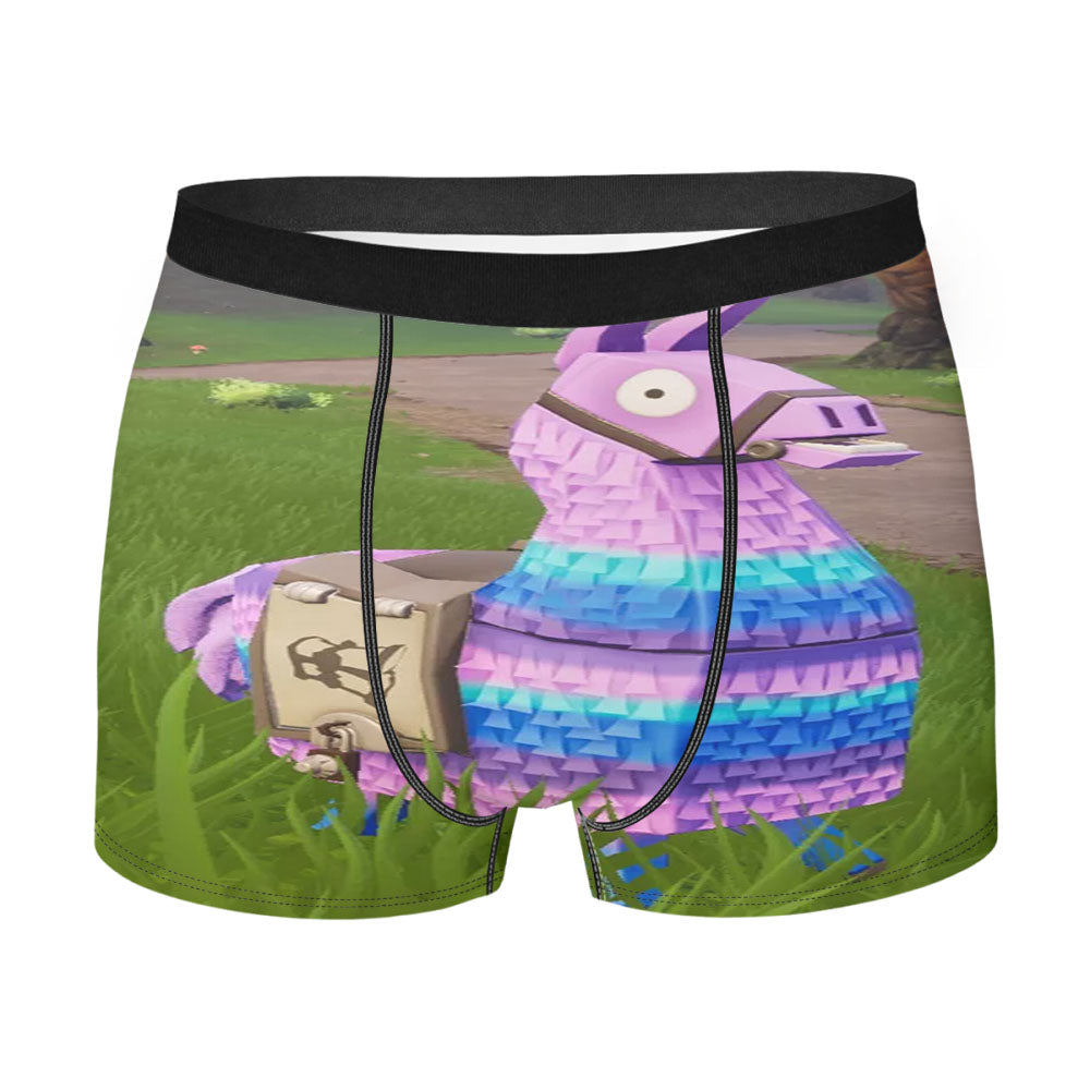 Purple Llama Pinata Fortnite Men'S Boxer Briefs