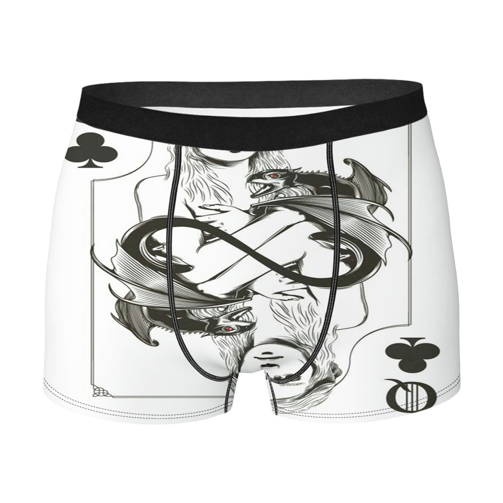 Queen Card Dragon Men'S Boxer Briefs