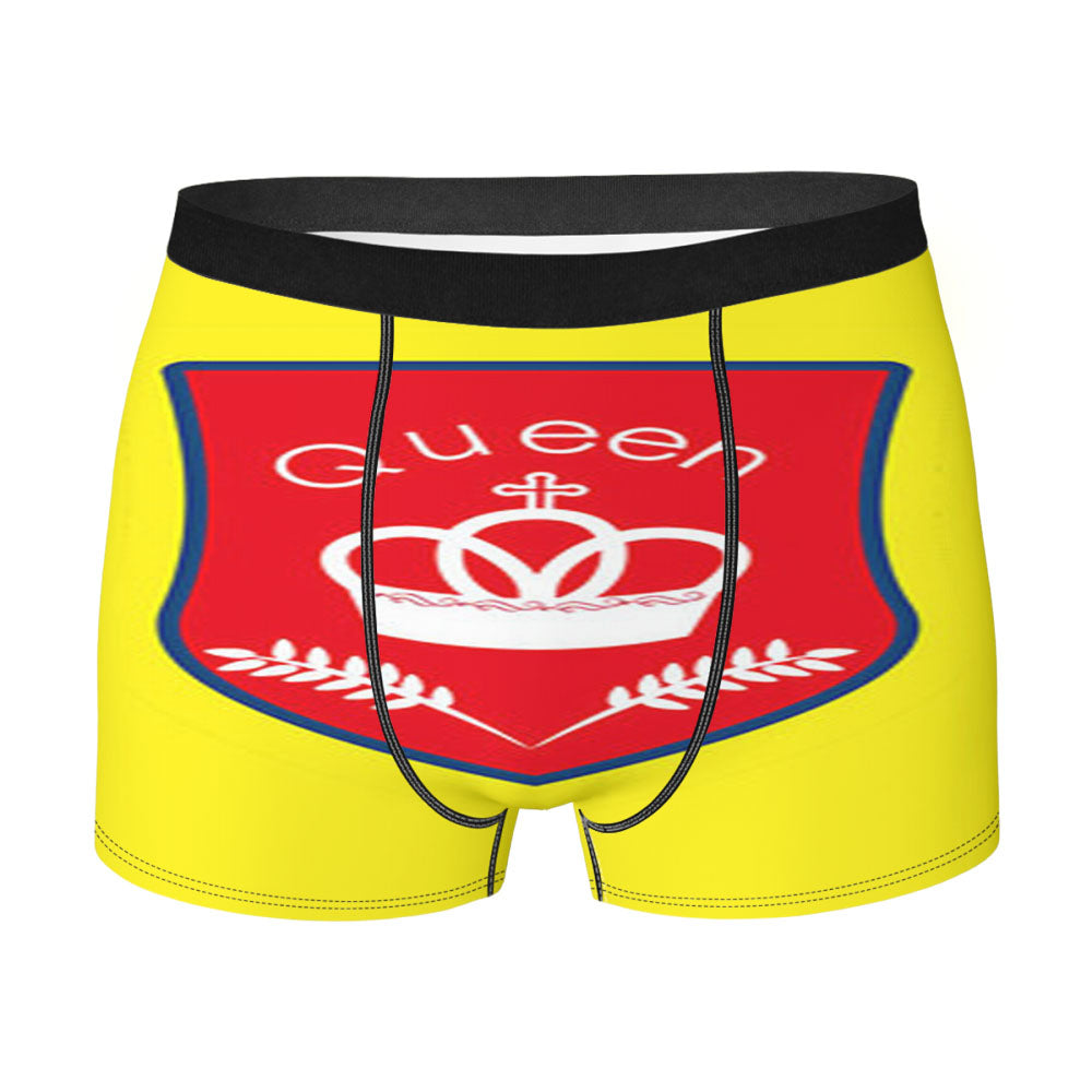 Queen Logo Yellow Men'S Boxer Briefs