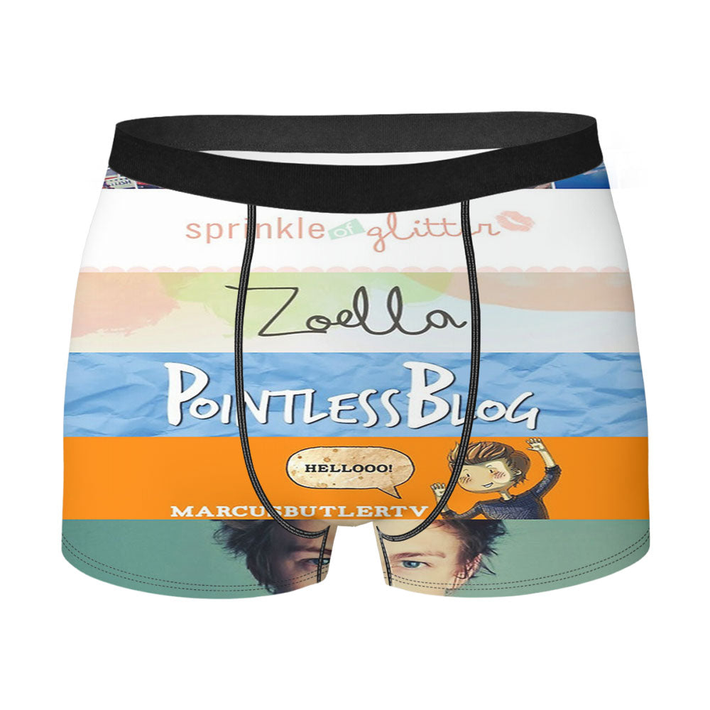 Quotes The Youtubers Men'S Boxer Briefs