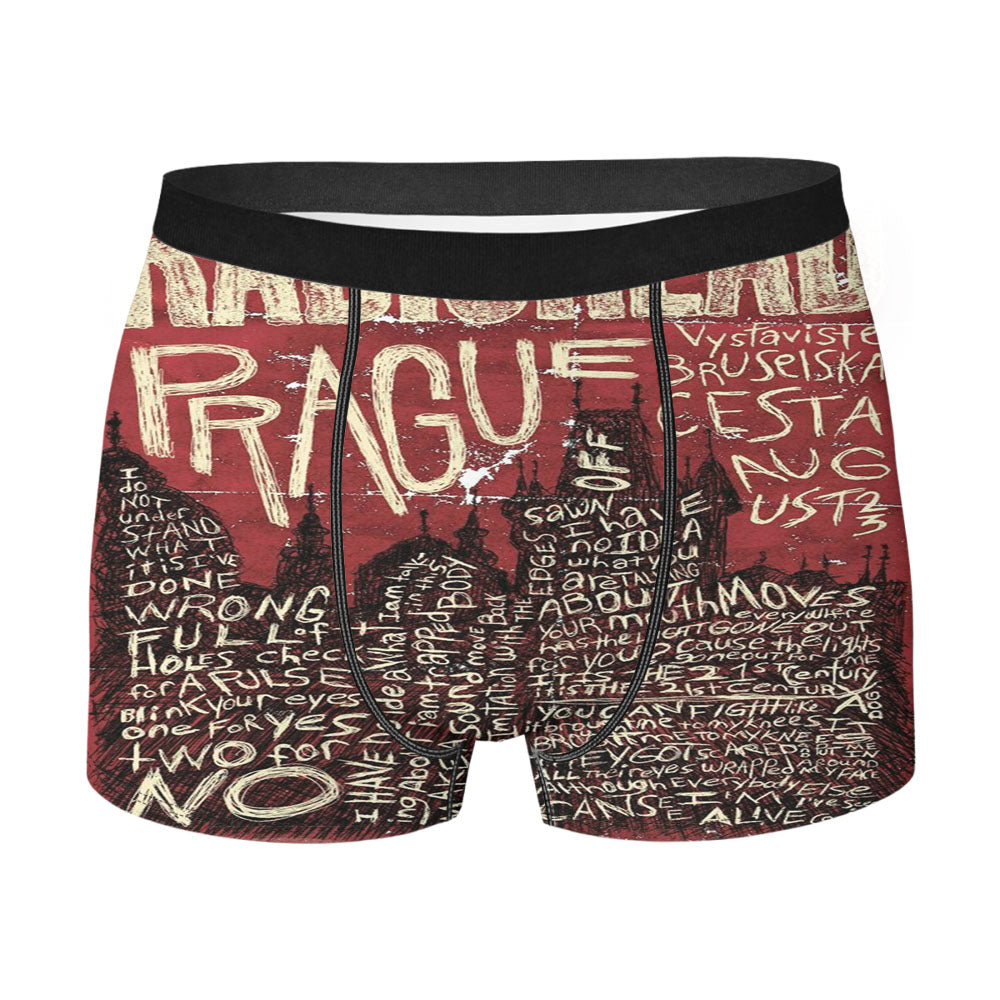 Radiohead Prague Men'S Boxer Briefs
