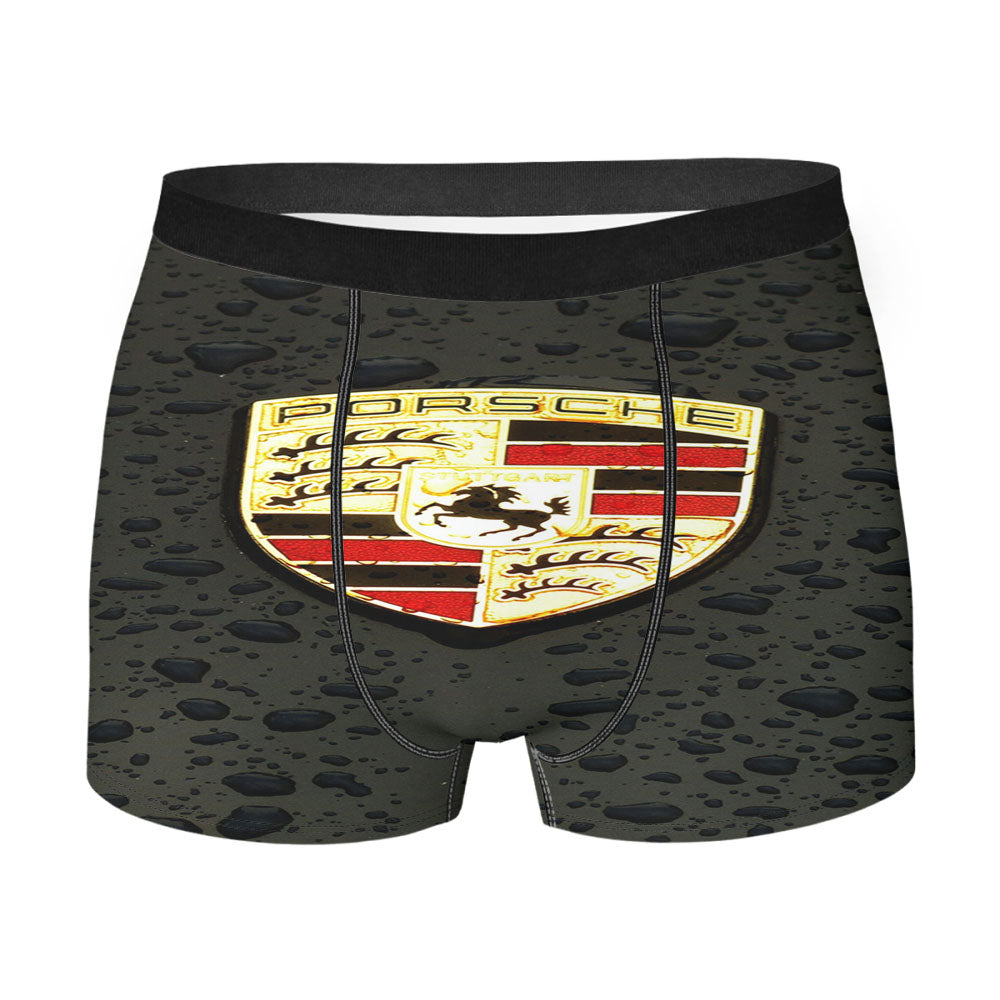 Rain Drop Porsche Logo Men'S Boxer Briefs