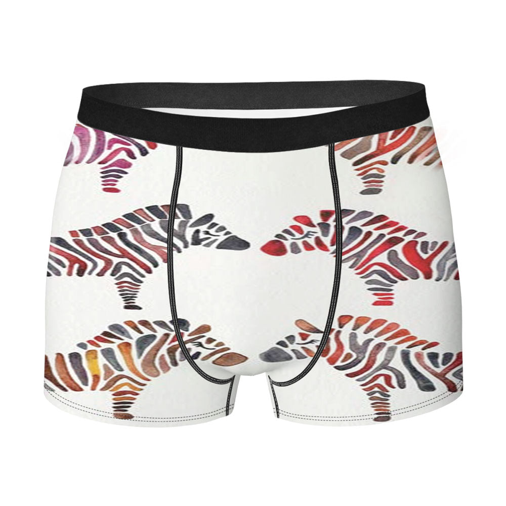 Rainbow Zebras Men'S Boxer Briefs