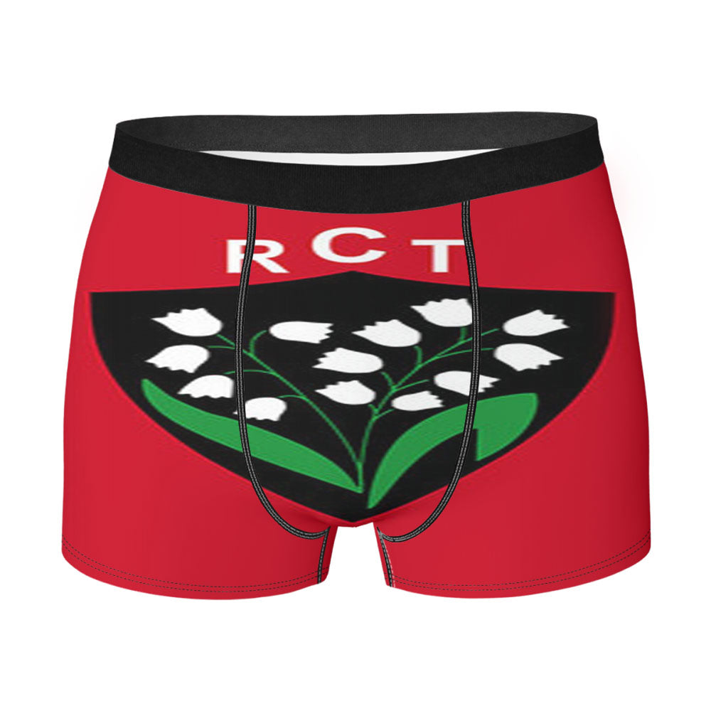 Rct Logo Red Men'S Boxer Briefs