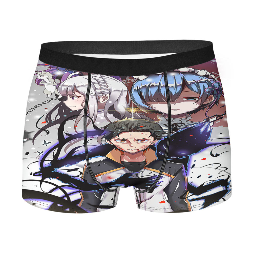 Re-Zero Another World Anime Men'S Boxer Briefs