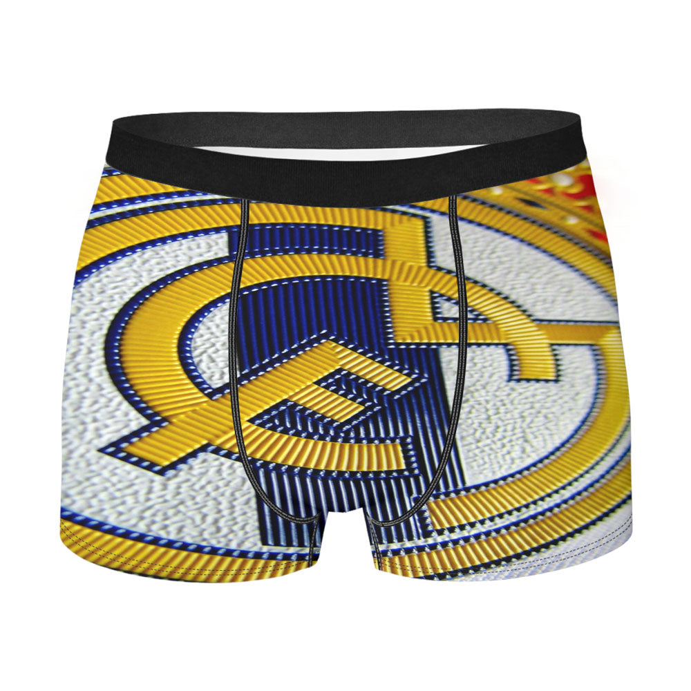 Real Madrid Logo Men'S Boxer Briefs