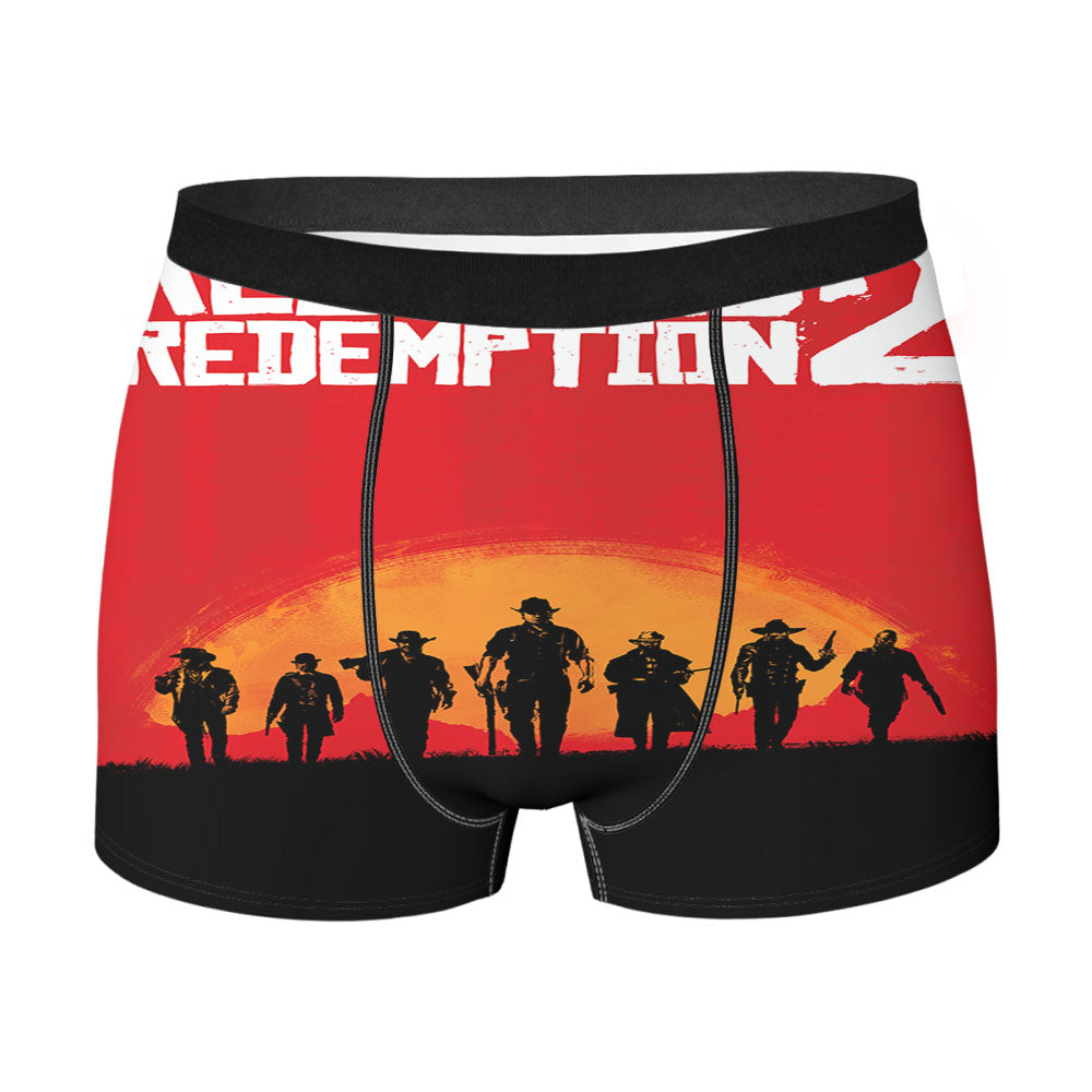 Red Dead Redemption  Games Wallpape Men'S Boxer Briefs