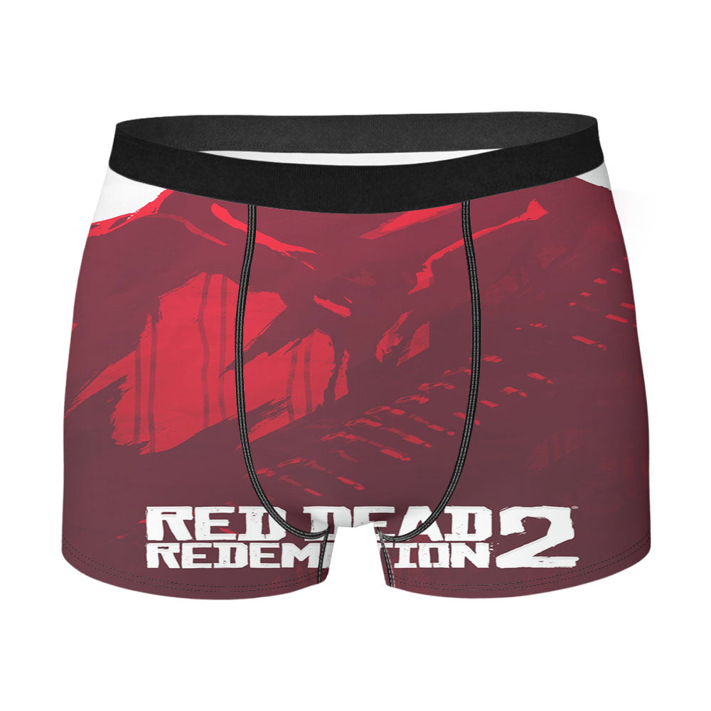 Red Dead Redemption  Poster Art Men'S Boxer Briefs