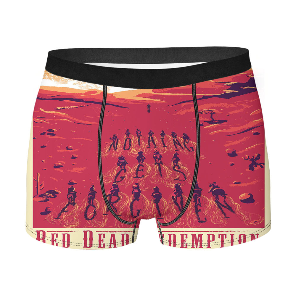 Red Dead Redemption Nothing Gets Forgiven Men'S Boxer Briefs