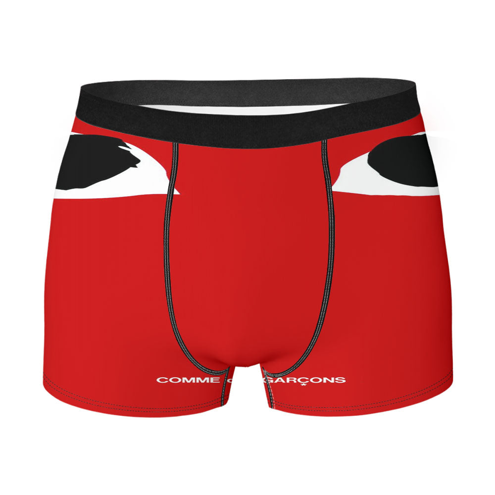 Red Heart Eyes Comme Des Garcons Men'S Boxer Briefs