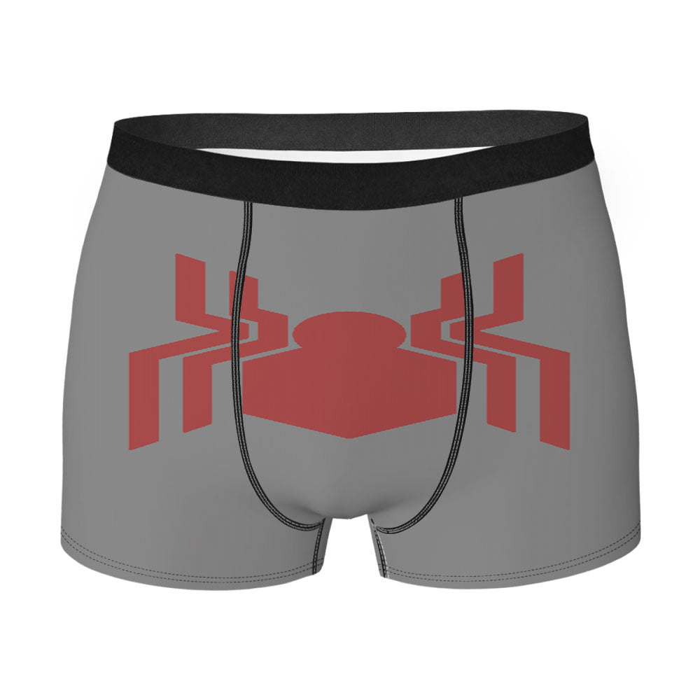 Red Homecoming Spiderman Logo Men'S Boxer Briefs
