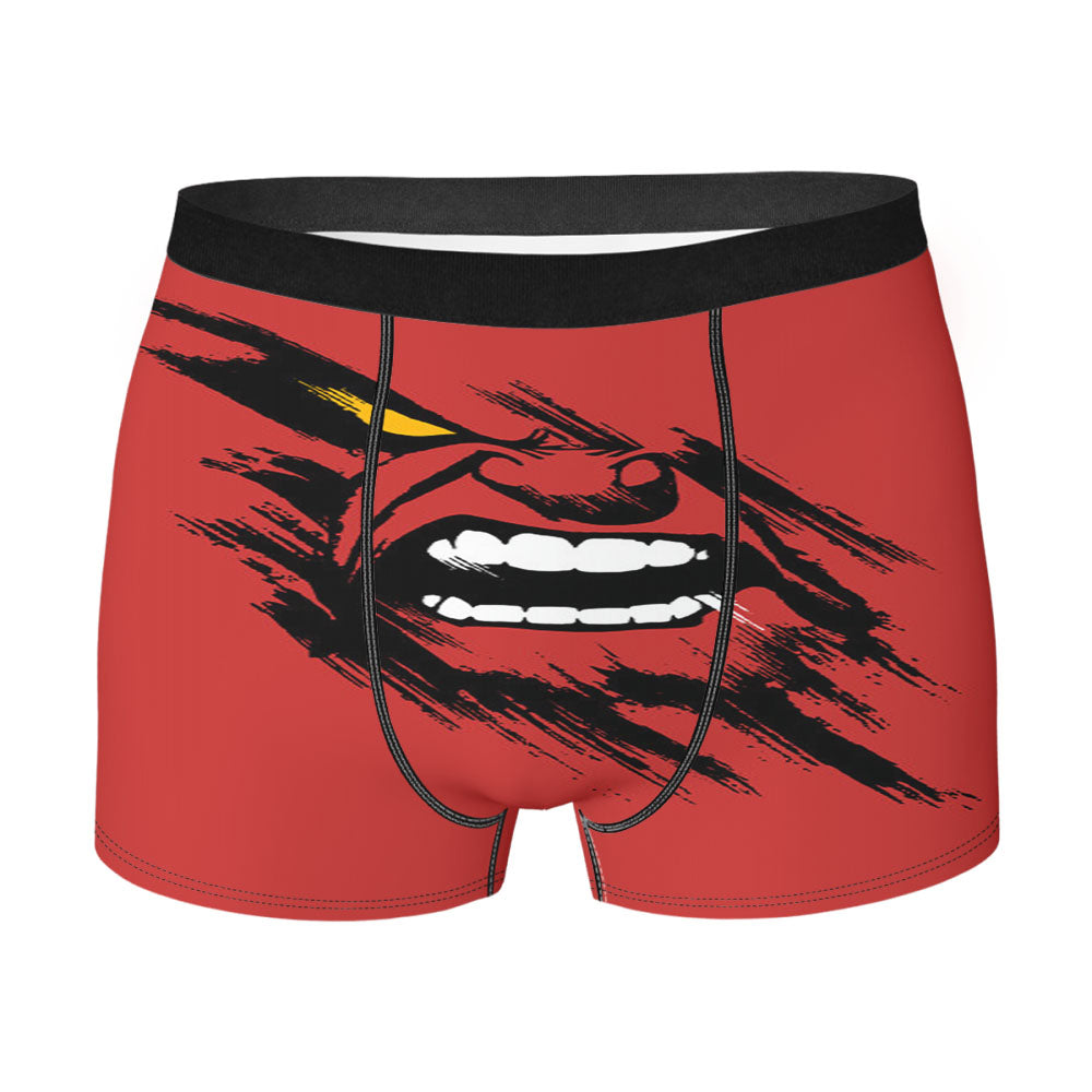 Red Hulk Face Art Men'S Boxer Briefs