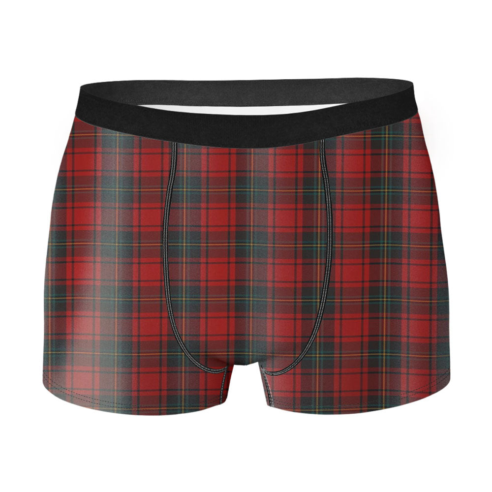 Red Tartan Men'S Boxer Briefs