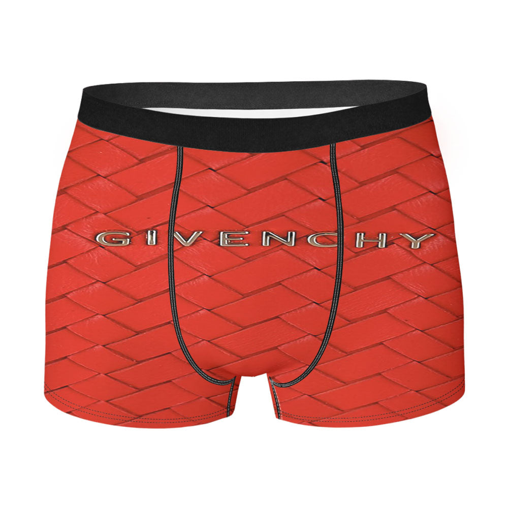 Red Wallet Texture Givenchy Men'S Boxer Briefs