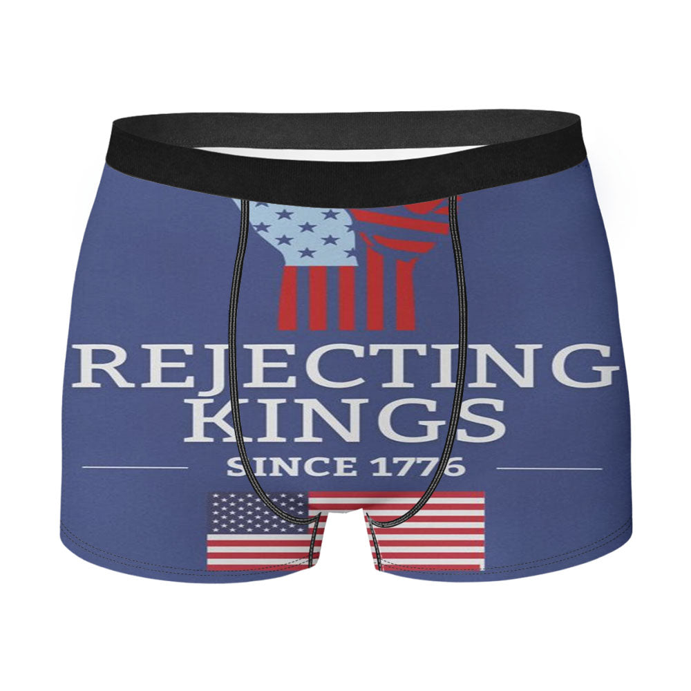 Rejecting Kings Since 1776 Men'S Boxer Briefs
