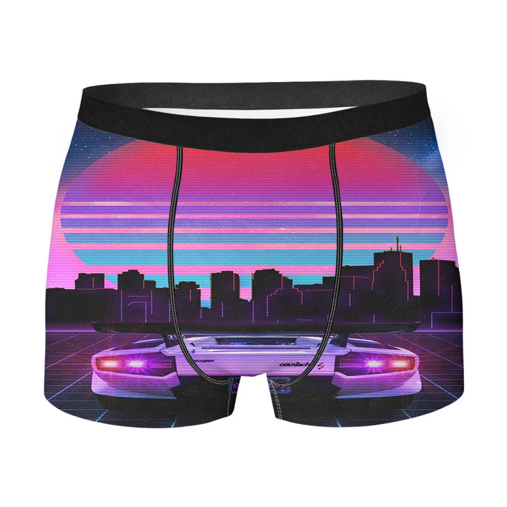 Retro Lamborghini Men'S Boxer Briefs