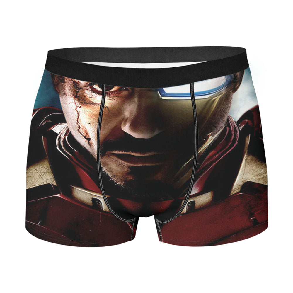 Robert Downey Jr Iron Man Men'S Boxer Briefs
