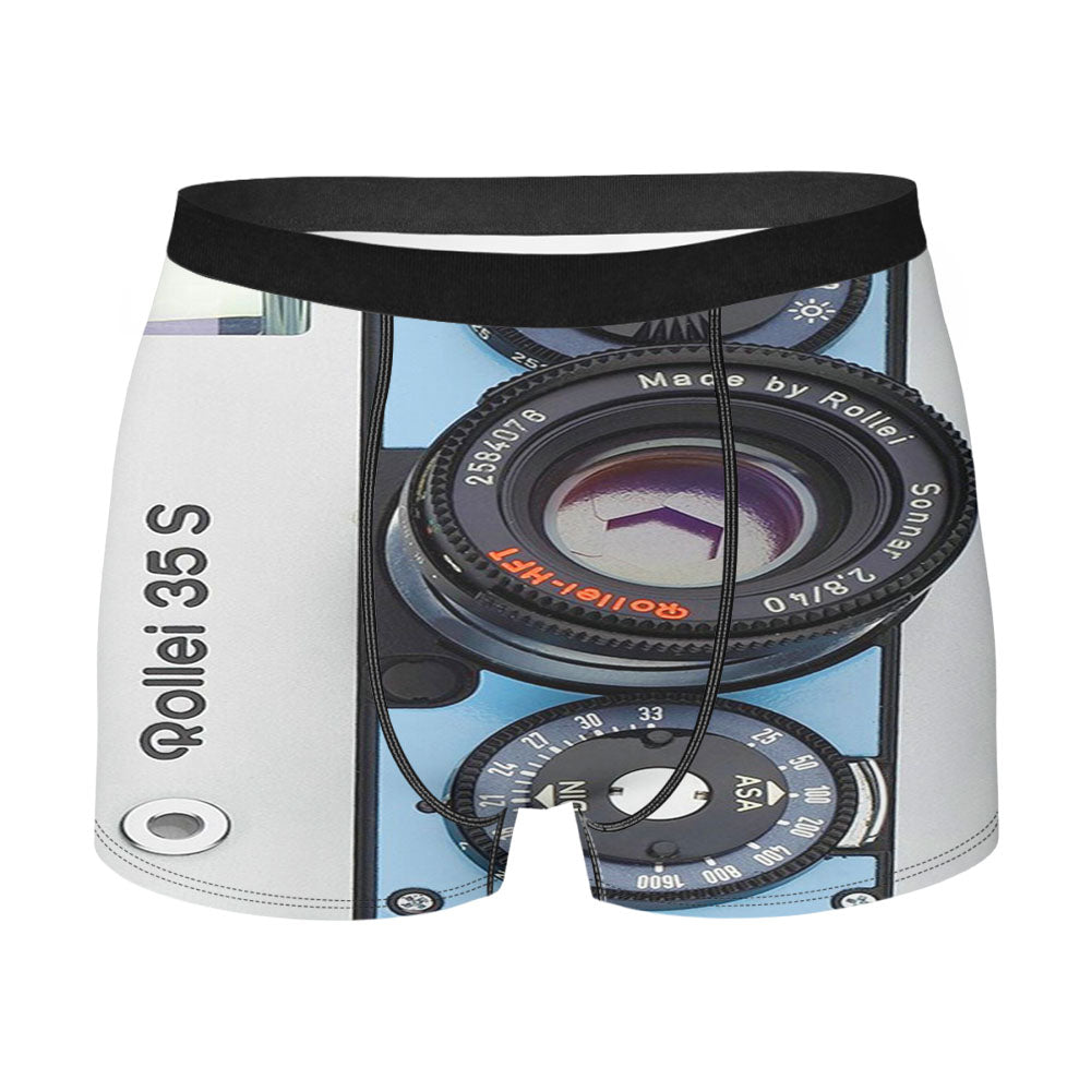 Rollei 5 S Blue Silver Retro Camera Men'S Boxer Briefs