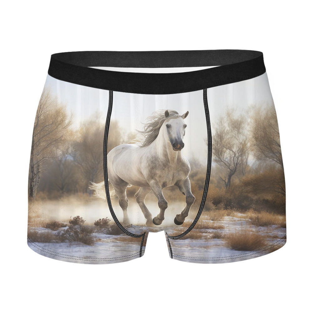 Running Horse Men'S Boxer Briefs