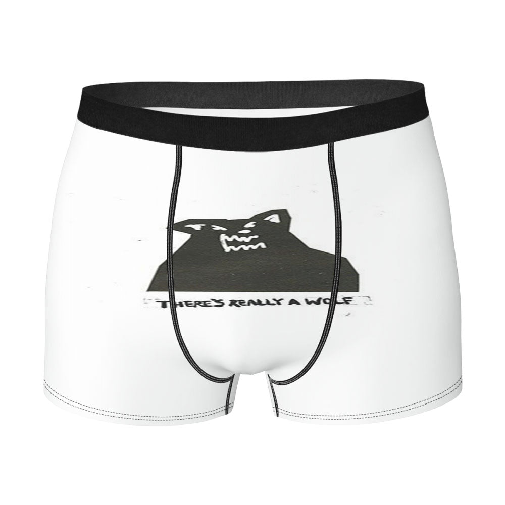 Russ There S Really A Wolf Men'S Boxer Briefs
