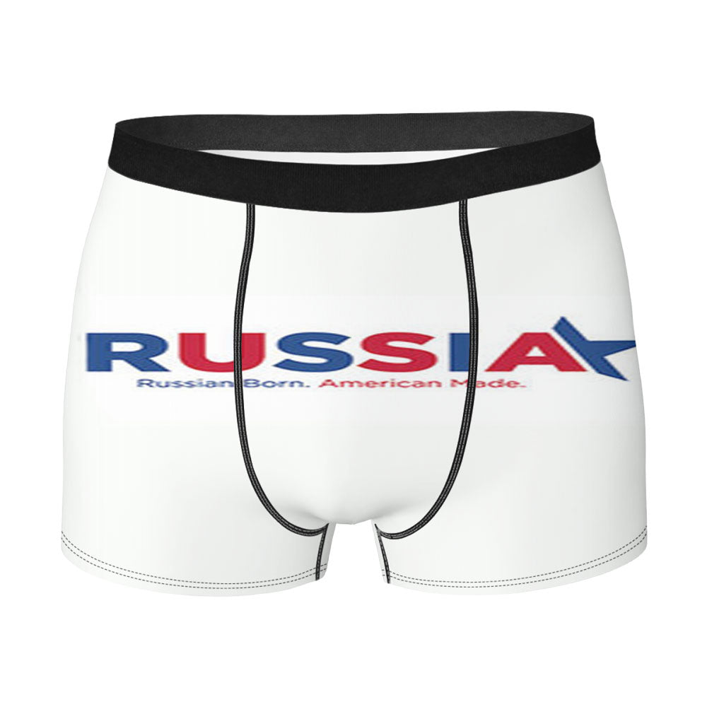 Russia Logo Men'S Boxer Briefs