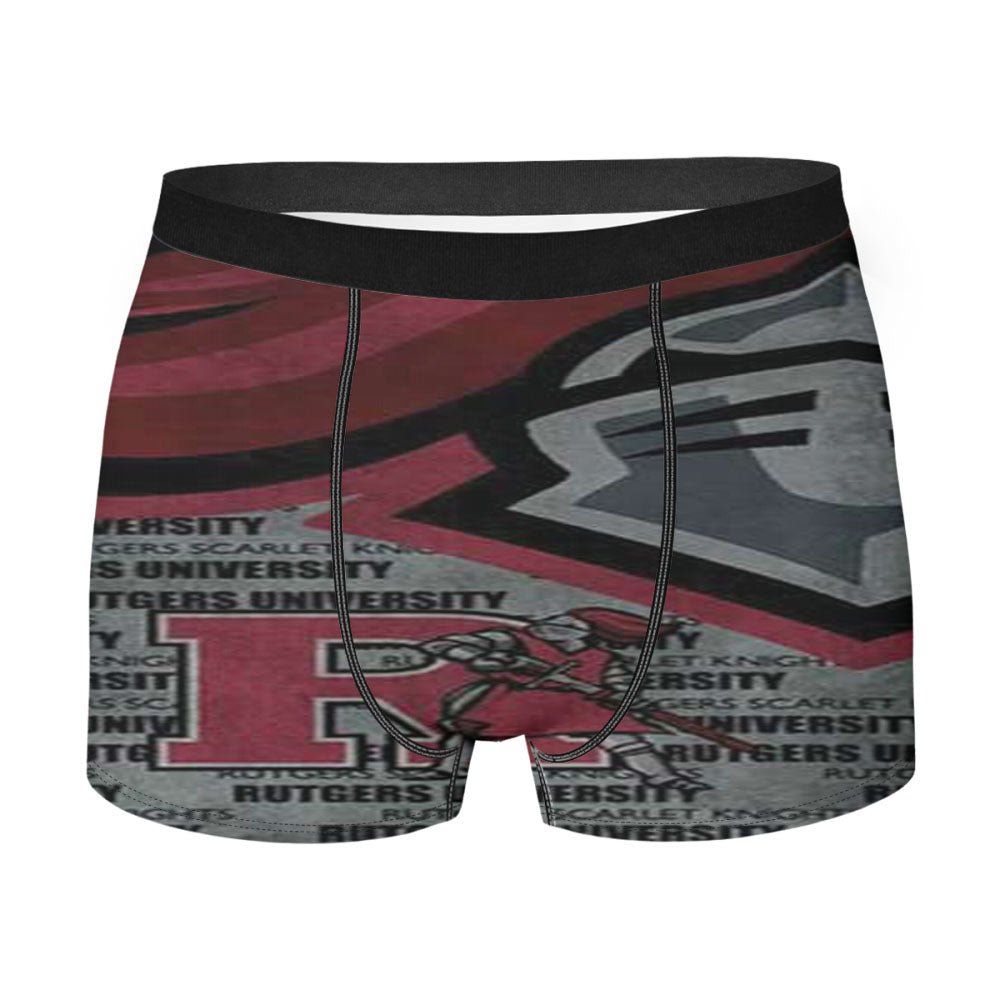 Rutgers Scarlet Knights Grey Bkg Men'S Boxer Briefs