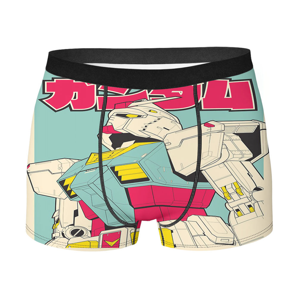 Rx 78 Vintage Gundam Mecha Men'S Boxer Briefs