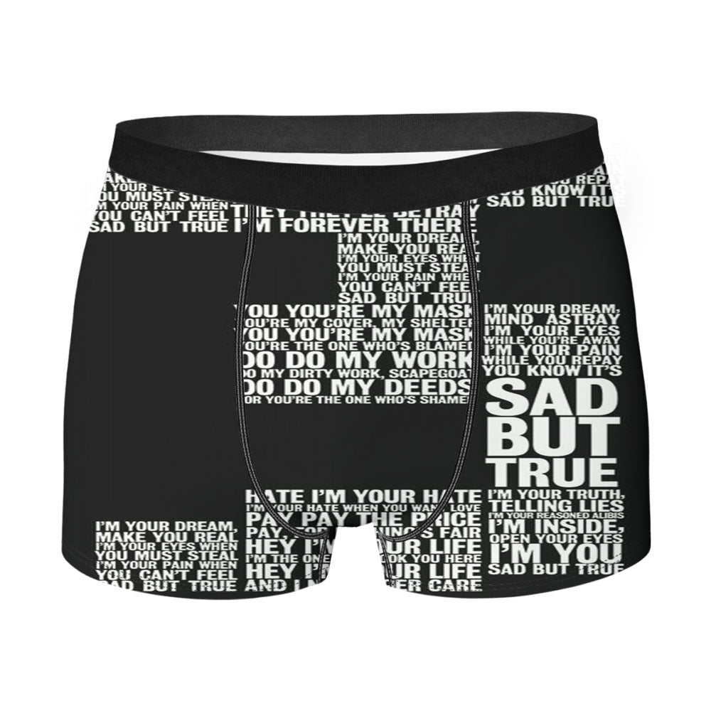 Sad But True Men'S Boxer Briefs