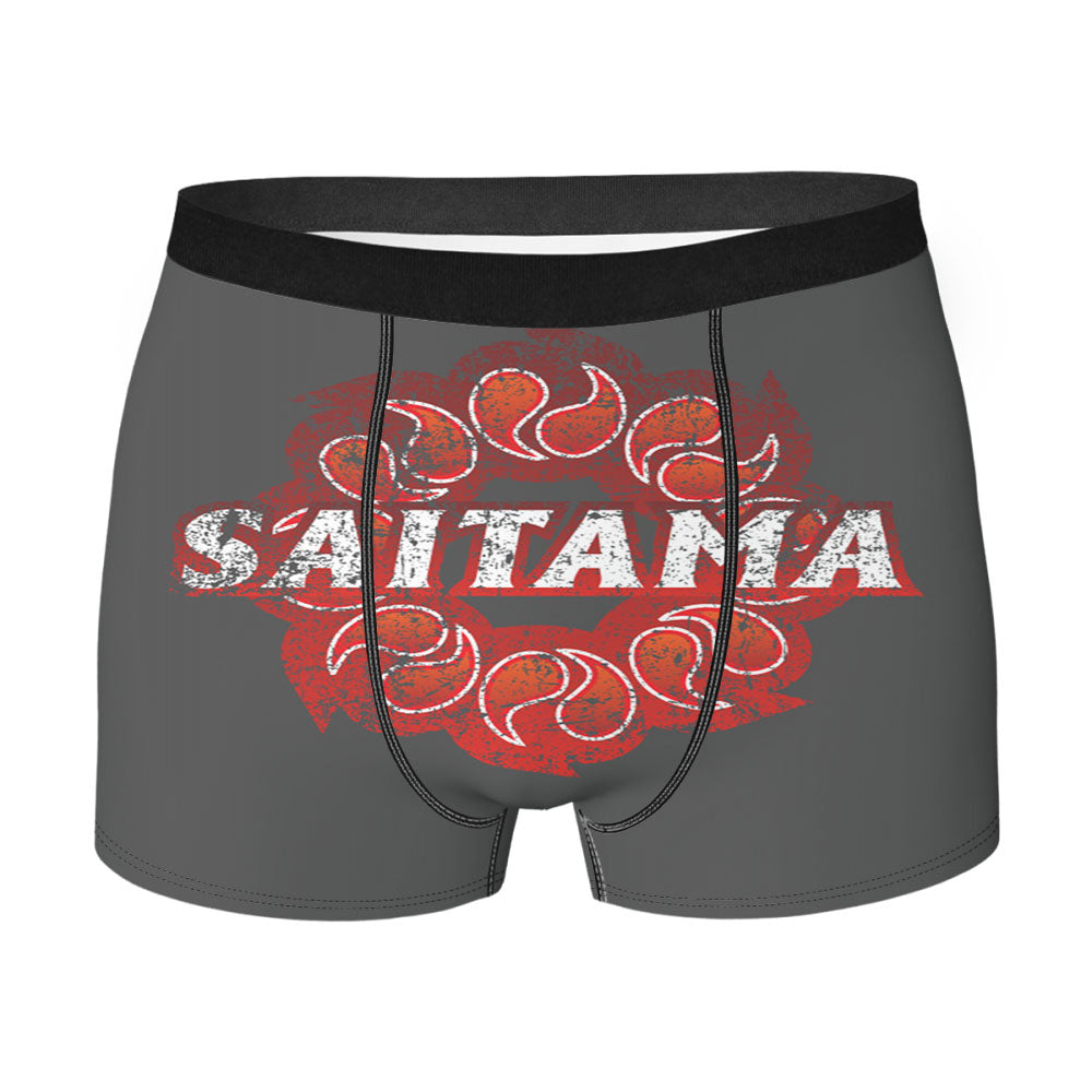 Saitama Prefecture Japanese Symbol Distresssed Men'S Boxer Briefs