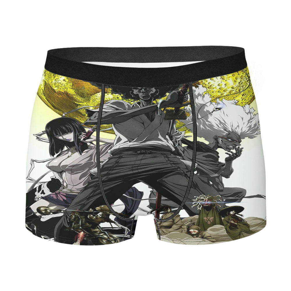 Samurai Mural Fight Hero Men'S Boxer Briefs