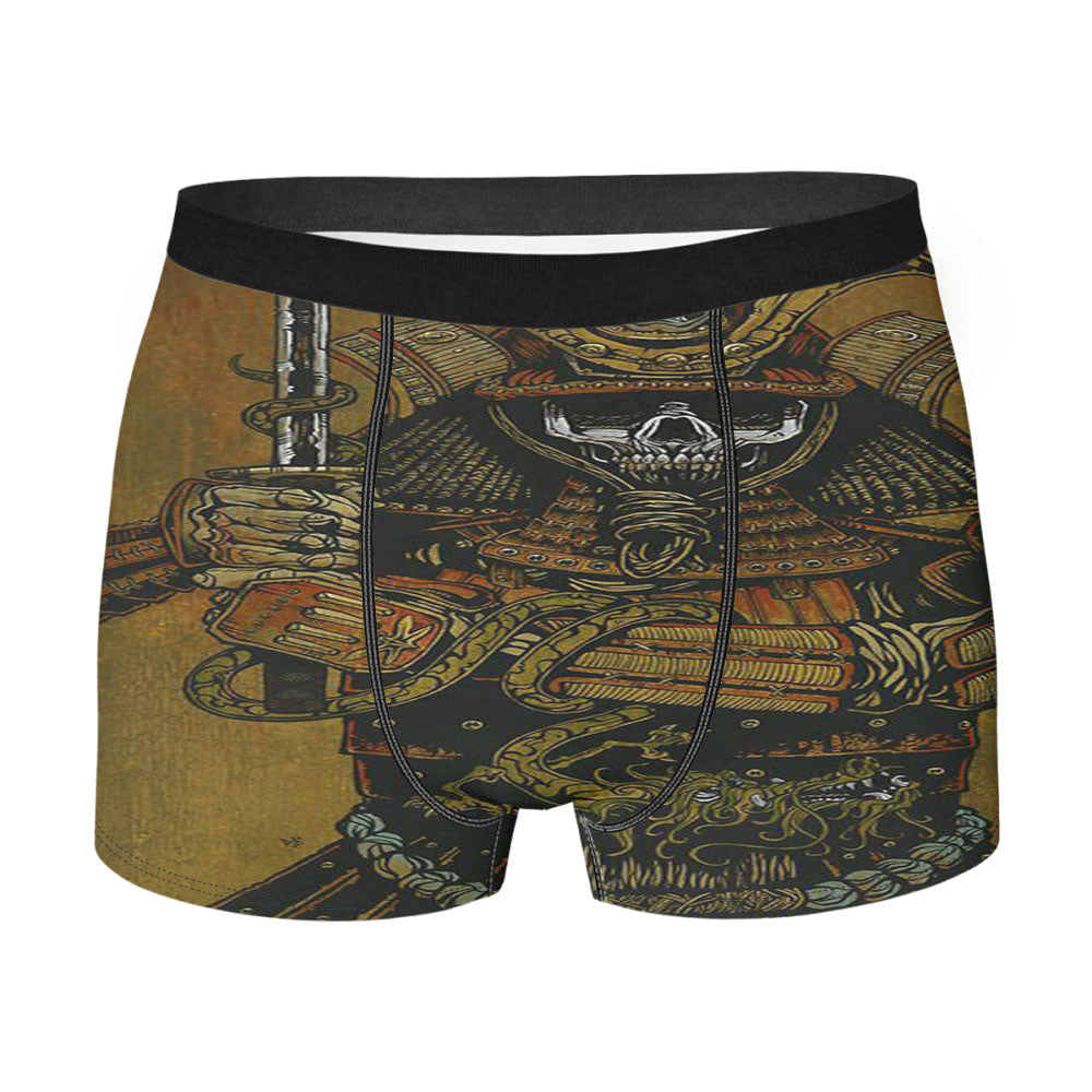Samurai Skull Village Men'S Boxer Briefs