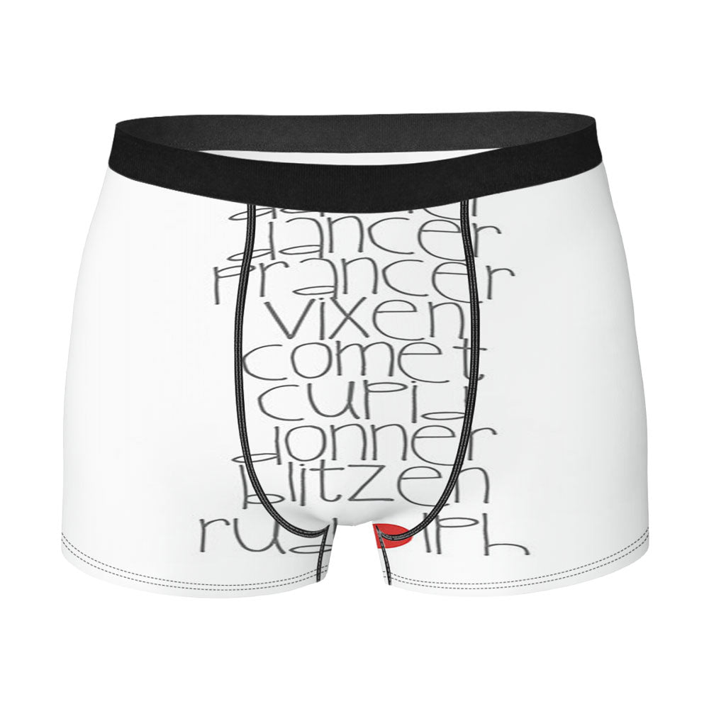 Santa Deers Rudolph Men'S Boxer Briefs