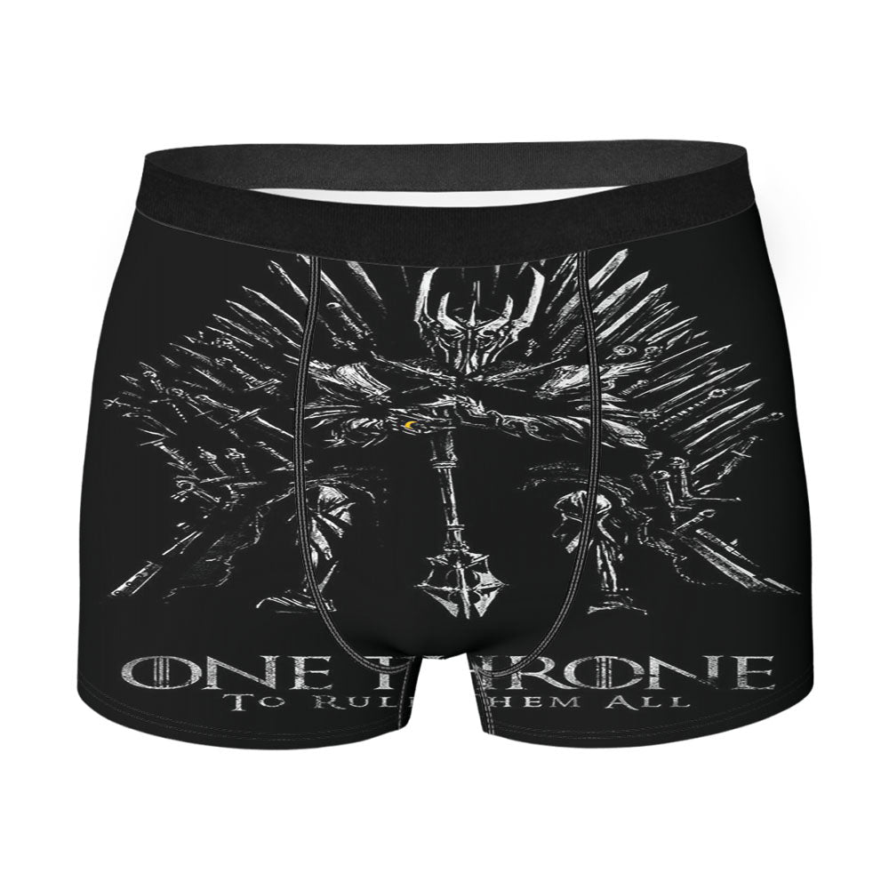 Sauron On Iron Throne Men's Boxer Briefs